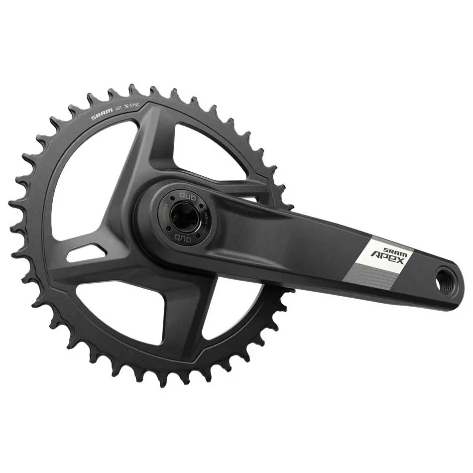 SRAM Apex 1 D1 Dub Wide Vevparti, Black, 172.5mm, 40t