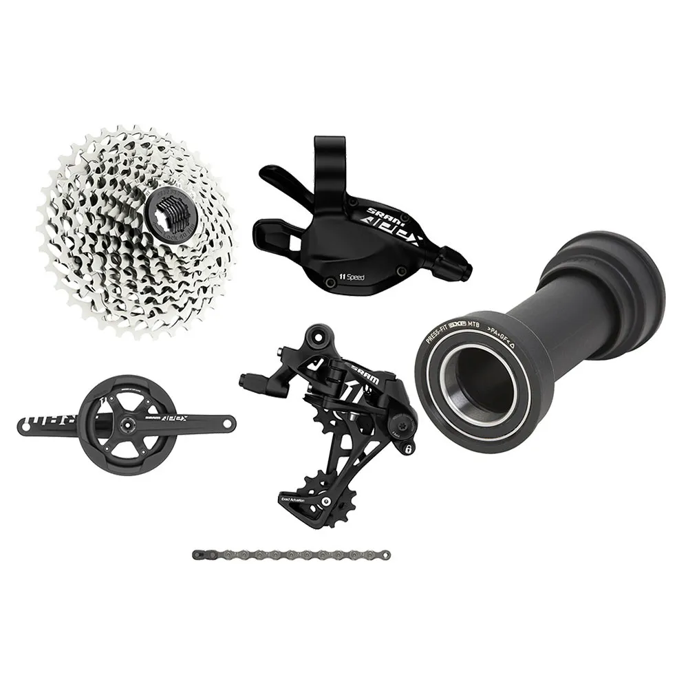 SRAM Apex 1 Flat Handlebar Group - 1x11s, Connecting Rod Length SRAM Apex 1 Flat Handlebar Group - 1x11s, Connecting Rod Length