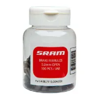 SRAM Brass Bromsvajerhylsa För Cykel 5 Mm 100 Enheter