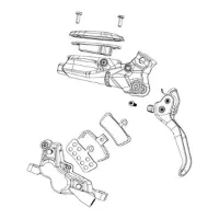 SRAM Code 2011-2016 Organiska Skivbromsbelägg 20 Par SRAM Code 2011-2016 Organiska Skivbromsbelägg 20 Par