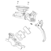SRAM Code Ultimate Stealth Blade Bromshandtag SRAM Code Ultimate Stealth Blade Bromshandtag
