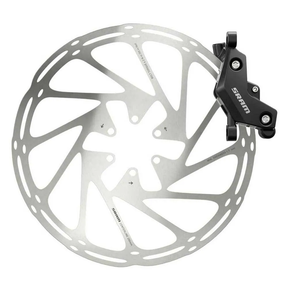 SRAM Db4 Bakbroms, Black, One Size
