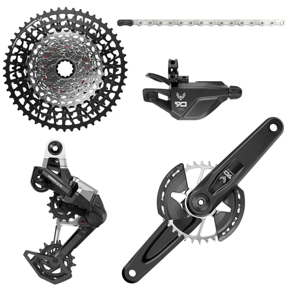 SRAM Eagle 90 Cykelkomponentgrupp Refurbished, Black 2, 165mm 32t