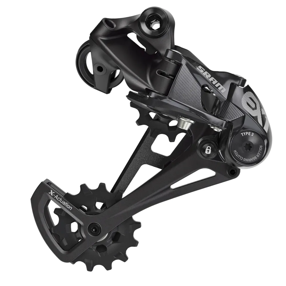 SRAM EX1 X-Horizon Long Cage Bakväxel, Black, 8s, Max 48t SRAM EX1 X-Horizon Long Cage Bakväxel, Black, 8s, Max 48t