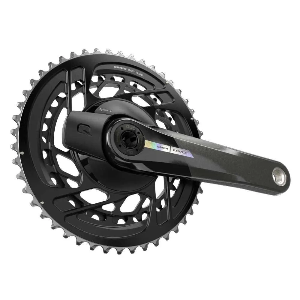 SRAM Force Axs D2 Spider Dub Vevparti Med Effektmätare Refurbished, Black, 172.5mm