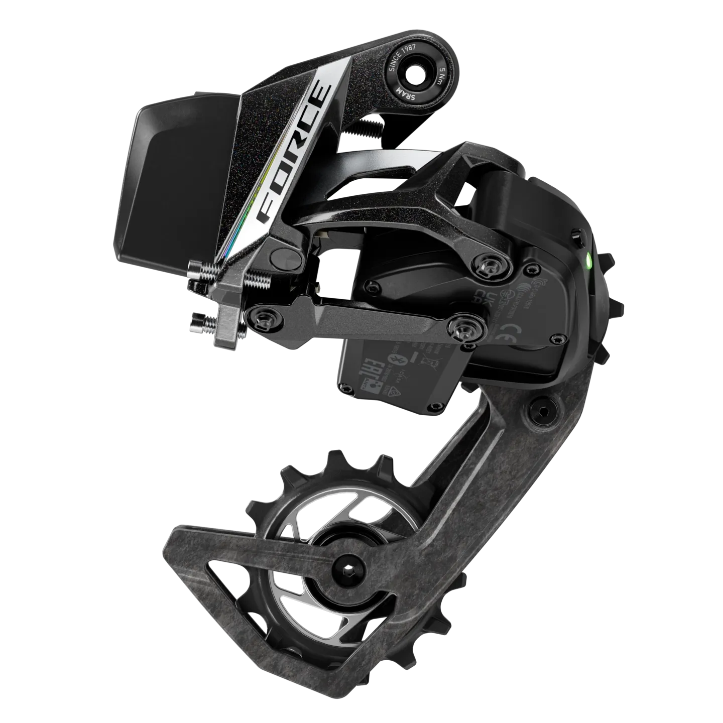 SRAM Force AXS E1 Bakväxel, Black (Battery Not Included) SRAM Force AXS E1 Bakväxel, Black (Battery Not Included)