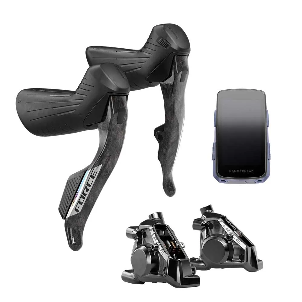SRAM Force AXS Upgrade Kit mit Hammerhead Karoo Force Color Edition, Black, One Size