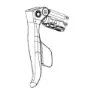SRAM Force E-tap Axs Brake Left Spaksmontering, Black / silver, One Size