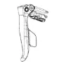 SRAM Force E-tap Axs Brake Right Cykelbromsspak, Black / silver, One Size