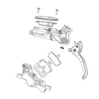 SRAM Force Etap Axs D2 Skivbromsok SRAM Force Etap Axs D2 Skivbromsok