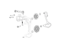 SRAM GX Eagle AXS Bakväxel Inner Cage SRAM GX Eagle AXS Bakväxel Inner Cage