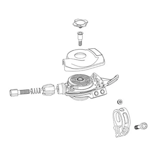 SRAM Gx Eagle Lunar Shift Lever Trigger Cover Kit Täcklock, Black, One Size SRAM Gx Eagle Lunar Shift Lever Trigger Cover Kit Täcklock, Black, One Size