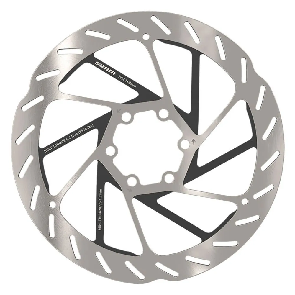 SRAM Hs2 6b Bromsskiva Refurbished, Silver, 200mm