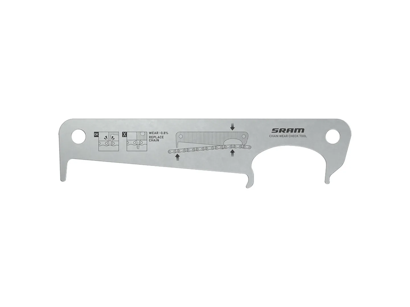 SRAM Kedjemätare, Silver, One Size