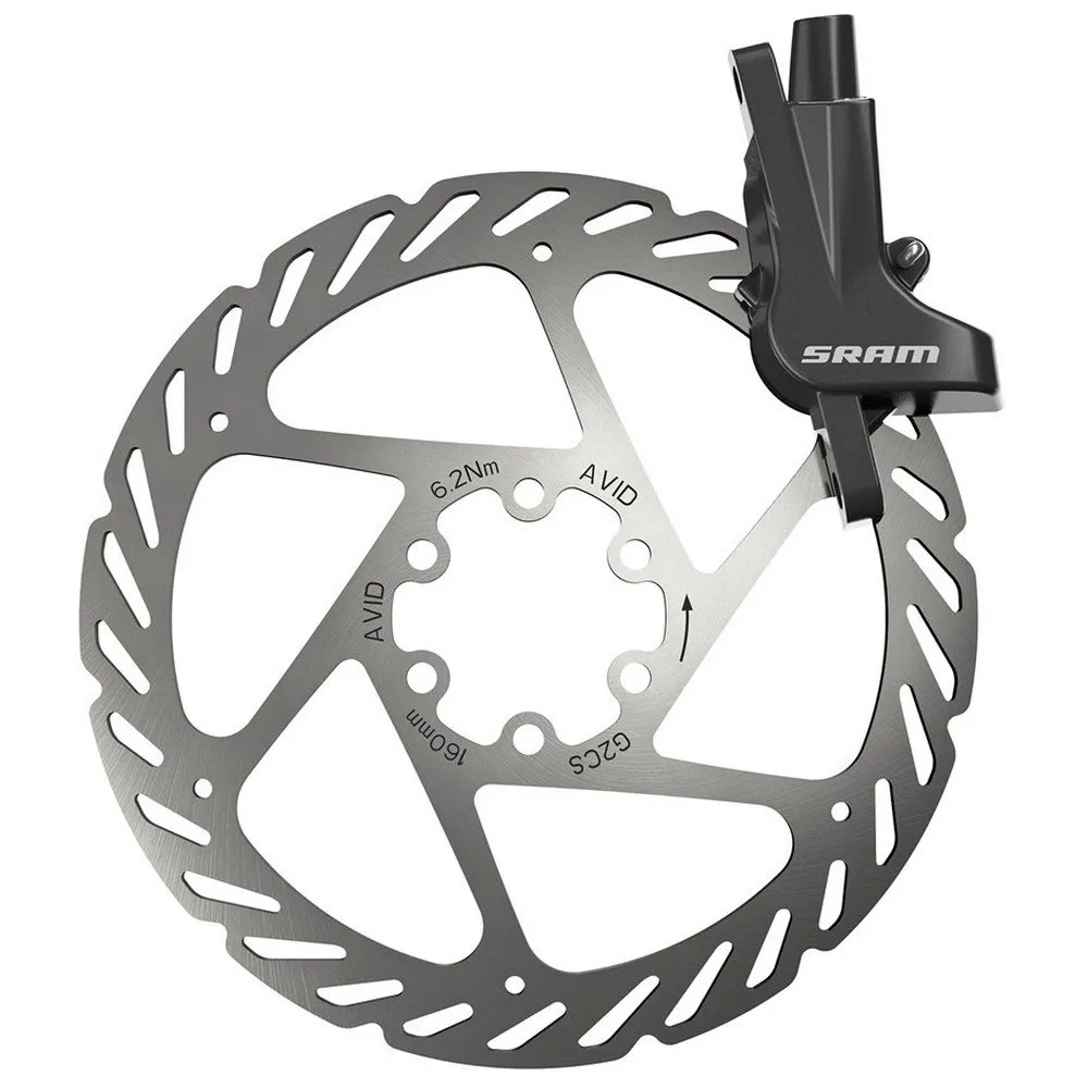 SRAM Level Disc G2cs Rotor 1800 Mm Bakbroms, Black, 160mm