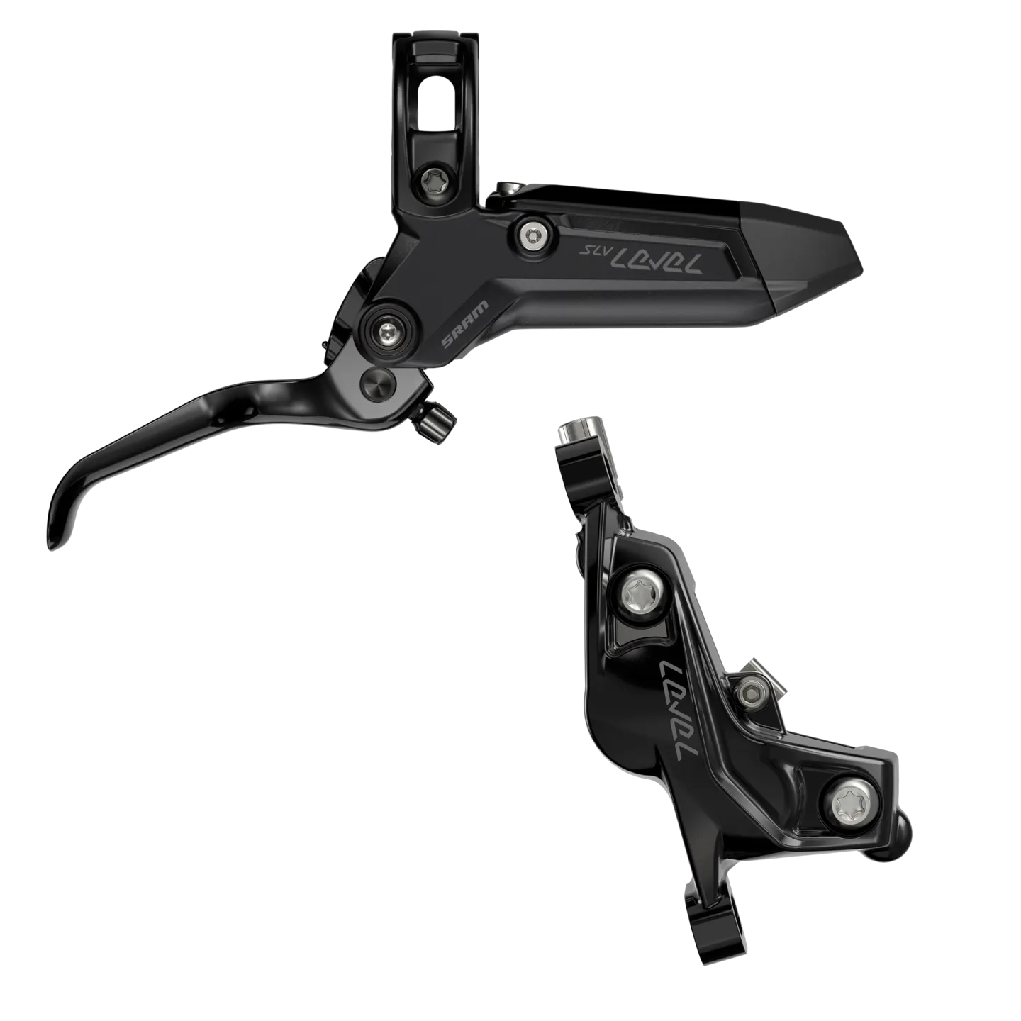 SRAM Level Silver Stealth Skivbroms sats SRAM Level Silver Stealth Skivbroms sats