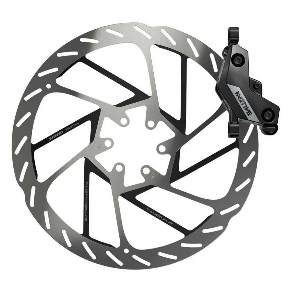 SRAM Motive Frambroms, Black / silver, One Size SRAM Motive Frambroms, Black / silver, One Size