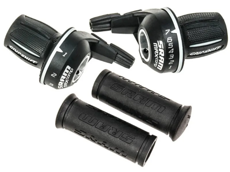 SRAM MRX Comp Shimano Kompatibelt vridhandtag 3x7 SRAM MRX Comp Shimano Kompatibelt vridhandtag 3x7