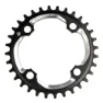 SRAM Mtb 104 No Pin Kedjehjul, Blast black, 36t