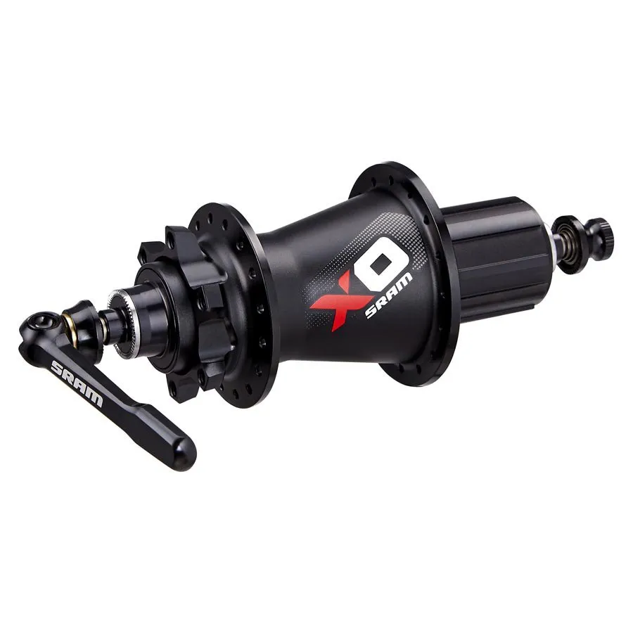 SRAM Mtb X0 6b 9-11s Baknav, Black / Red, 32H, 9/12 x 135/142mm SRAM Mtb X0 6b 9-11s Baknav, Black / Red, 32H, 9/12 x 135/142mm