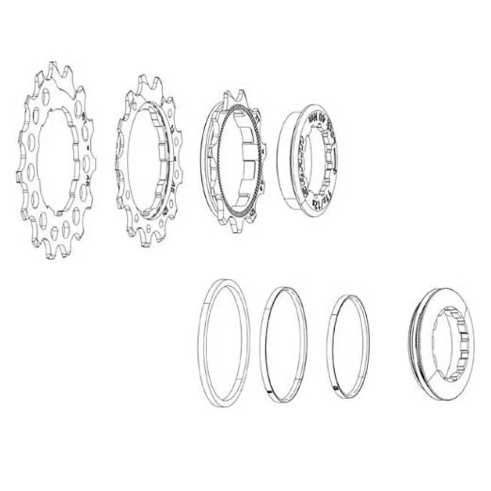 SRAM Pg-1231 Kugghjul 3 Enheter, Silver, 11/12-13t