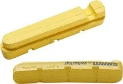 SRAM Racer Kolfiber bromsbelägg, Yellow, One Size SRAM Racer Kolfiber bromsbelägg, Yellow, One Size