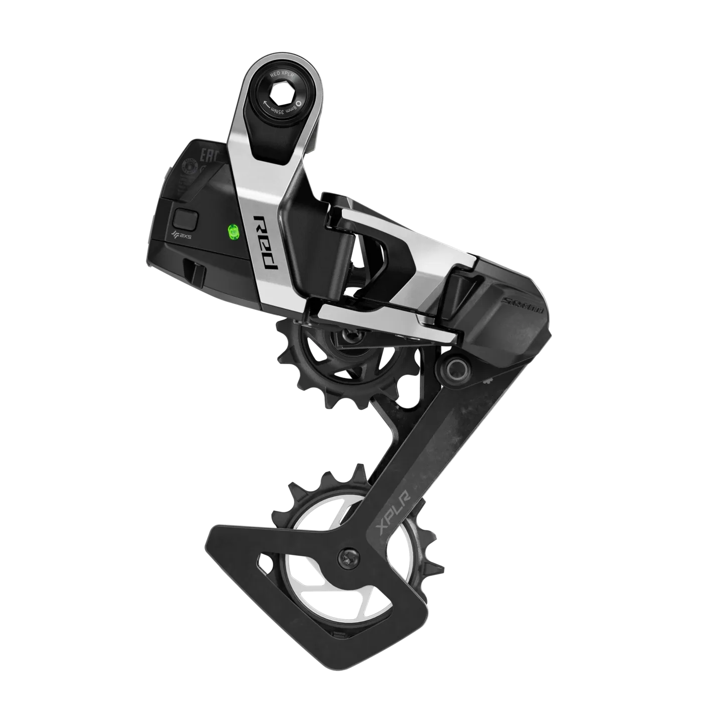 SRAM Red 1x AXS XPLR E1 13s Bakväxel, Black, 13s, Max 46t SRAM Red 1x AXS XPLR E1 13s Bakväxel, Black, 13s, Max 46t