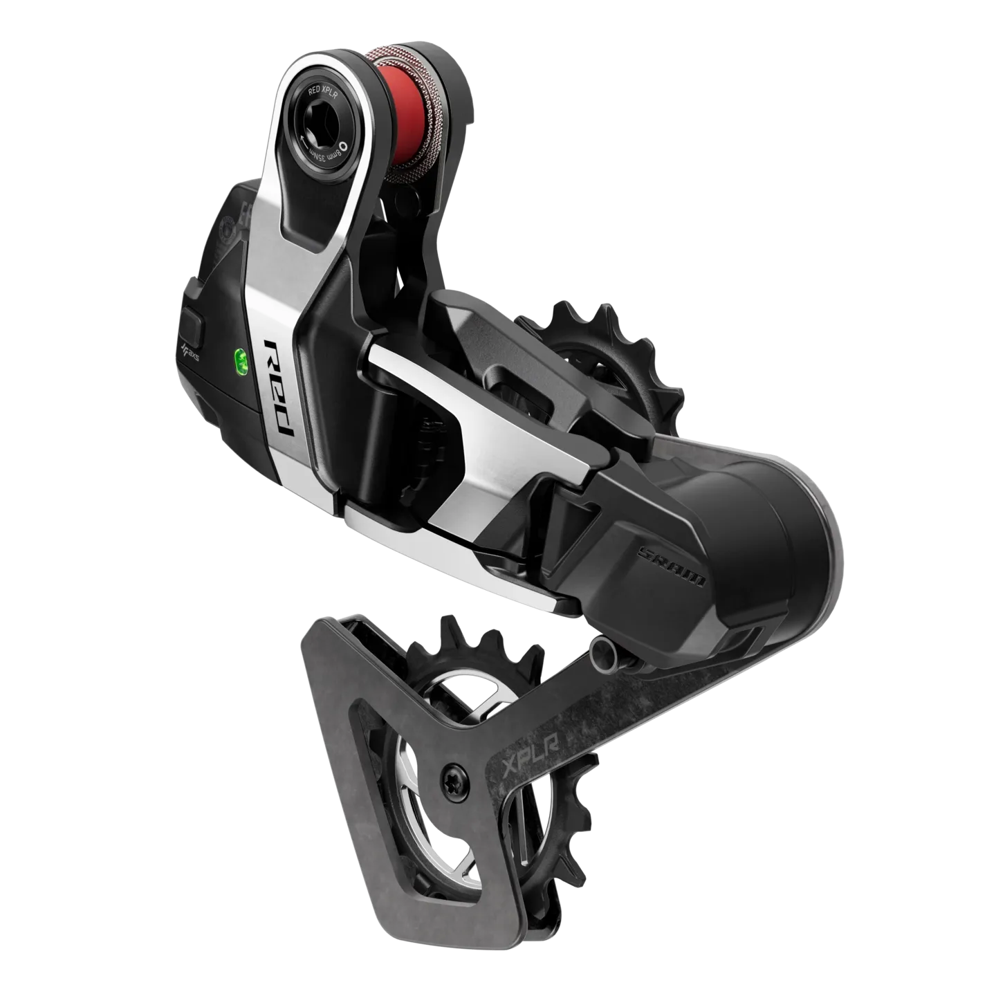 SRAM Red 1x AXS XPLR E1 13s Bakväxel, Black Carbon/Silver, 46t SRAM Red 1x AXS XPLR E1 13s Bakväxel, Black Carbon/Silver, 46t