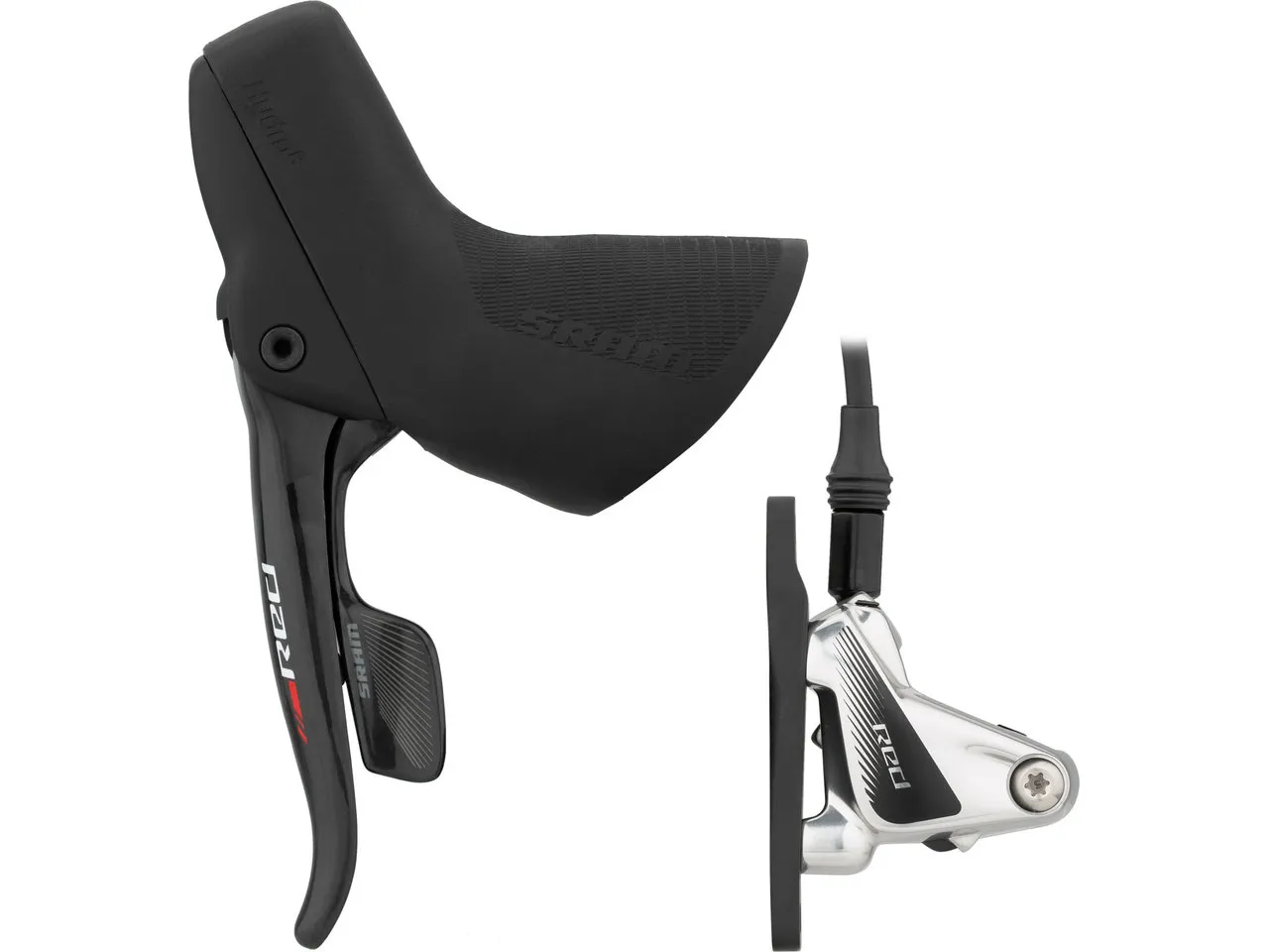 SRAM Red 22 HRD FM Scheibenbremse hydr.m.DoubleTap® Schalt-/Bremsgriff, Black, 11s SRAM Red 22 HRD FM Scheibenbremse hydr.m.DoubleTap® Schalt-/Bremsgriff, Black, 11s