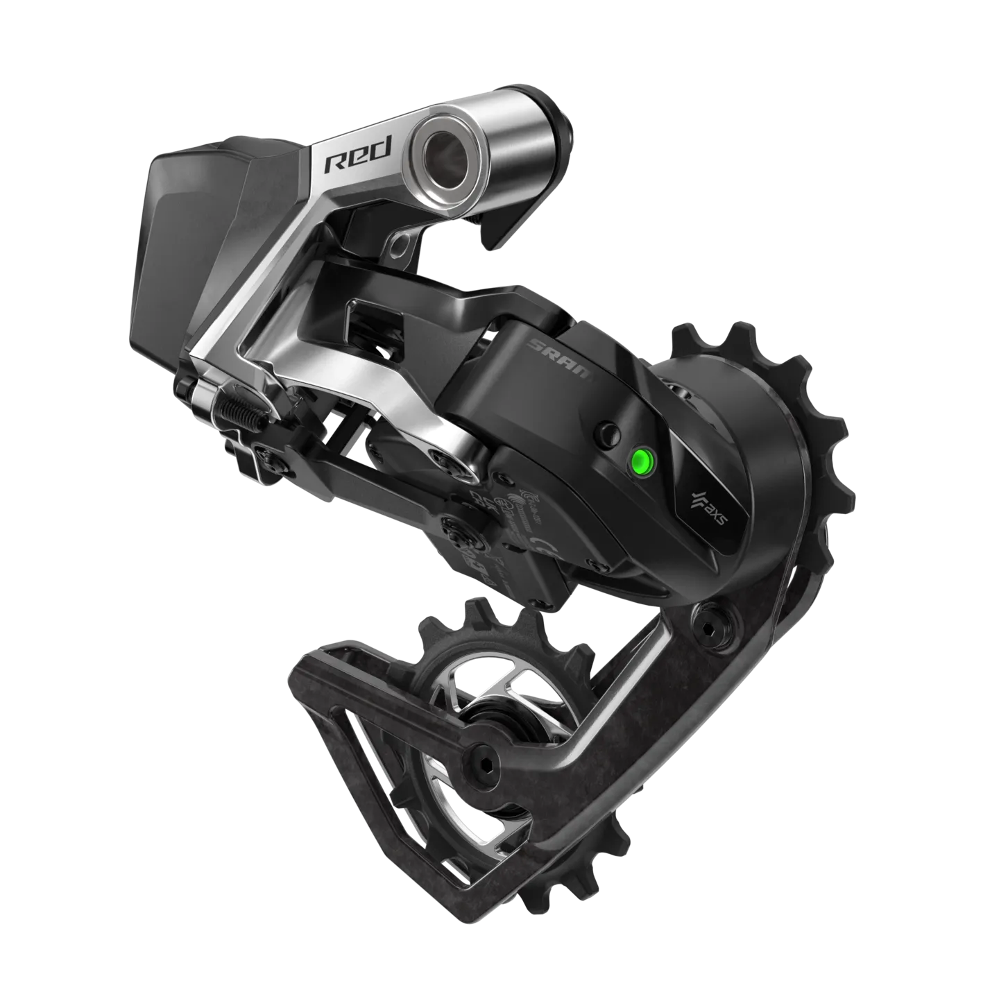 SRAM Red AXS E1 12s Bakväxel, Black/Silver (battery not included)
