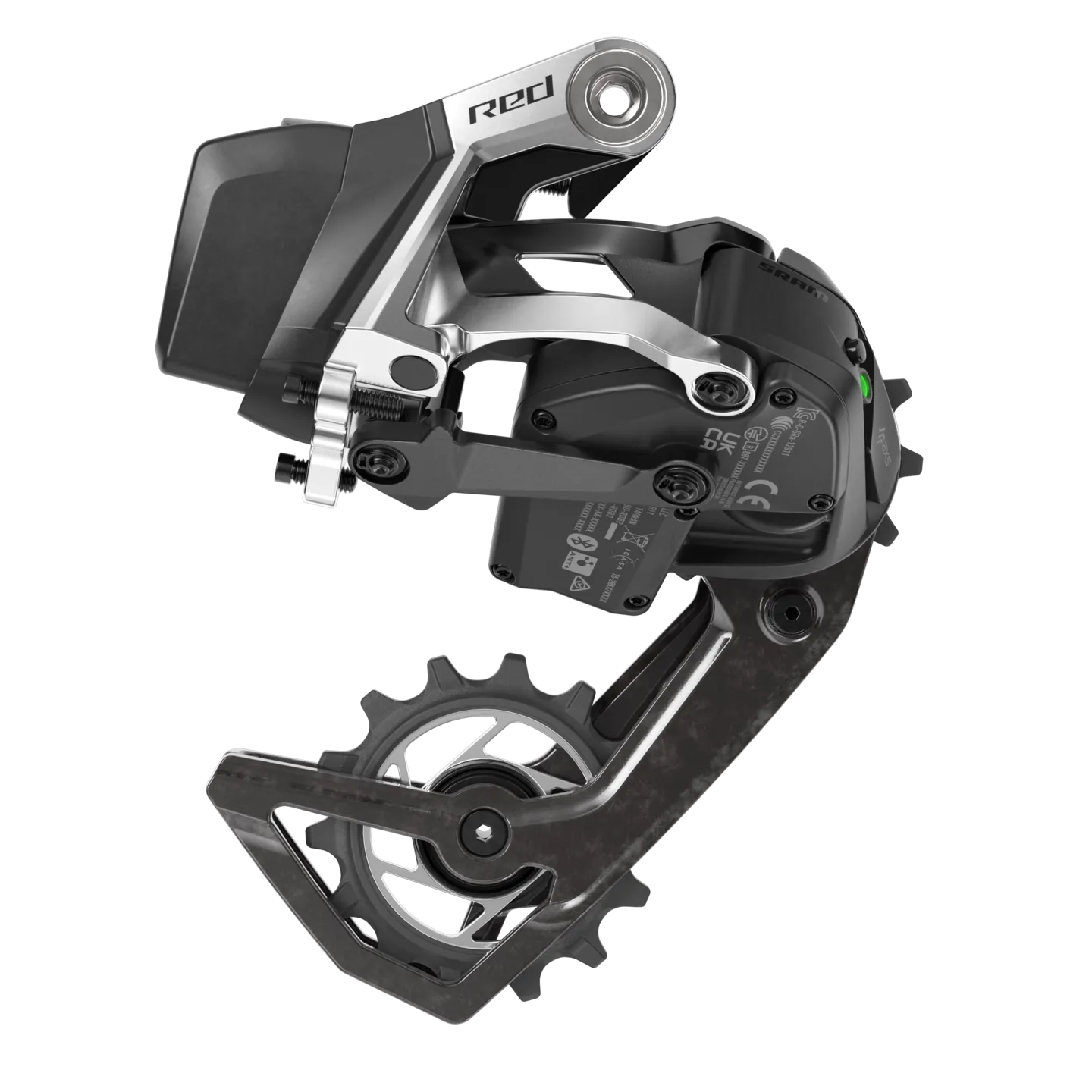 SRAM Red AXS E1 12s Bakväxel, Black/Silver (battery not included)