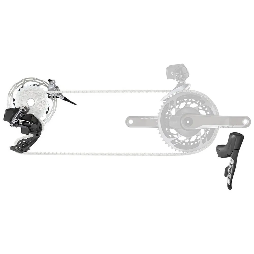 SRAM Red E-tap Axs 1x D1 Hrd Fm Cykelkomponentgrupp, Black, One Size SRAM Red E-tap Axs 1x D1 Hrd Fm Cykelkomponentgrupp, Black, One Size