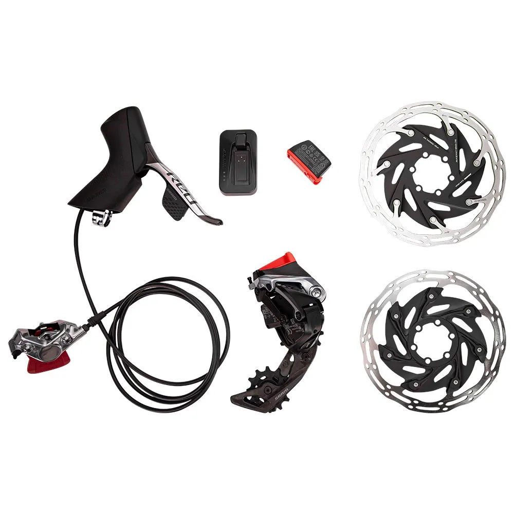 SRAM Red E-tap Axs 1x Hrd Fm Cykelkomponentgrupp, Black, One Size SRAM Red E-tap Axs 1x Hrd Fm Cykelkomponentgrupp, Black, One Size