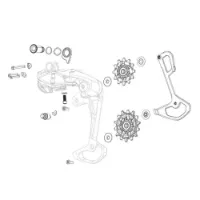 SRAM Red E1 Axs Ceramic Jockeyhjulsystem