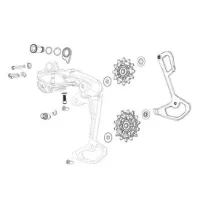 SRAM Red E1 Axs Trisshjulssats För Cykel SRAM Red E1 Axs Trisshjulssats För Cykel