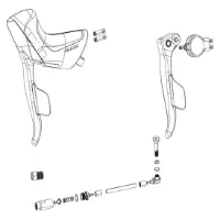 SRAM Red eTap AXS E1 Schalt-/Bremsgriff SRAM Red eTap AXS E1 Schalt-/Bremsgriff