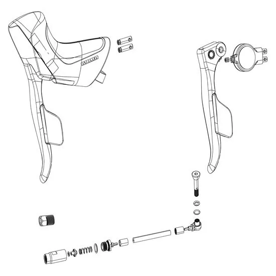 SRAM Red eTap AXS E1 Schalt-/Bremsgriff, Black / grey, One Size