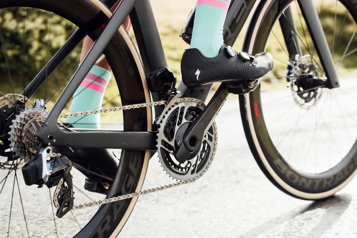 SRAM Red eTap AXS effektmätare SRAM Red eTap AXS effektmätare