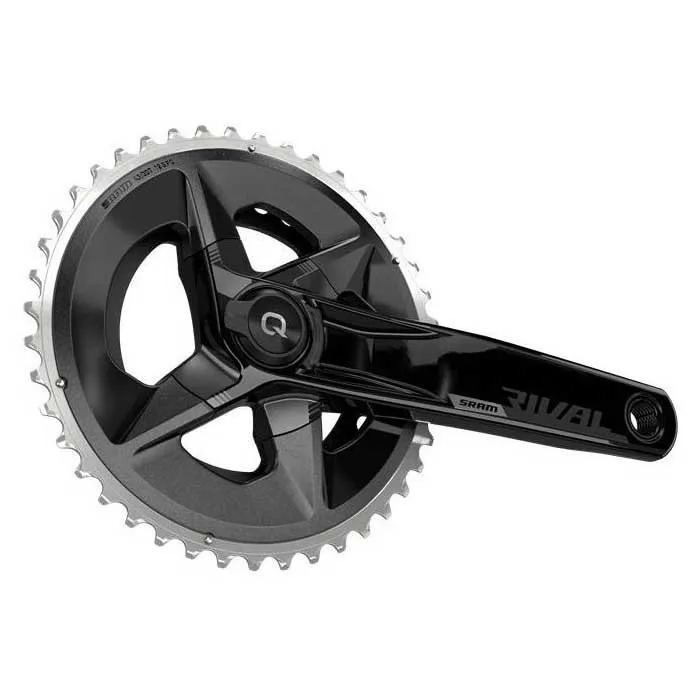 SRAM Rival Axs D1 Dub Wide Vevparti Med Effektmätare, Black, 172.5mm, 43-30t