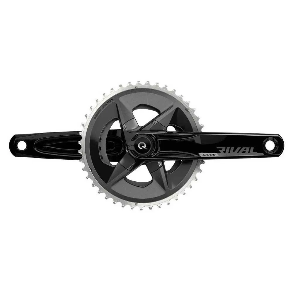 SRAM Rival Axs D1 Dub Wide Vevparti Med Effektmätare, Black, 172.5mm, 43-30t