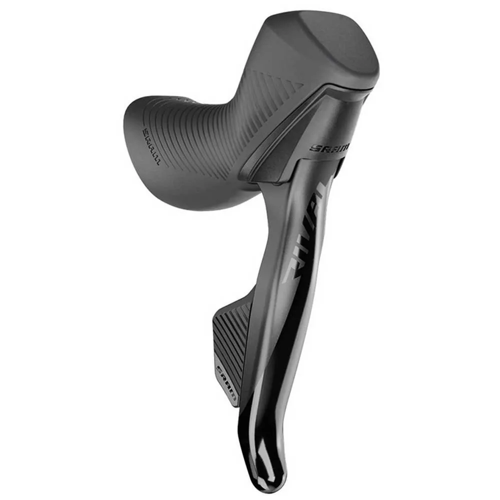 SRAM Rival E-tap Axs Hydraulic Flat Mount Höger Bromsspak Med Elektronisk Växelväljare, Black, 12t SRAM Rival E-tap Axs Hydraulic Flat Mount Höger Bromsspak Med Elektronisk Växelväljare, Black, 12t