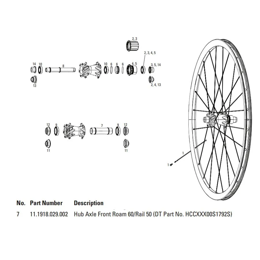 SRAM Roam 60/rail 50 Framhjulsaxel, Black, One Size SRAM Roam 60/rail 50 Framhjulsaxel, Black, One Size