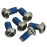 SRAM Rotor Bolt Vevparti Skruvsats 6 Enheter, Titanium, One Size