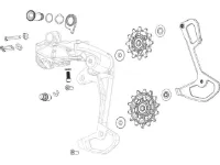 SRAM Schaltwerkkäfig Kit für Eagle 90 T-Type