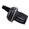 SRAM Shimano kompatibel vridhandtag 8 bak, Svart