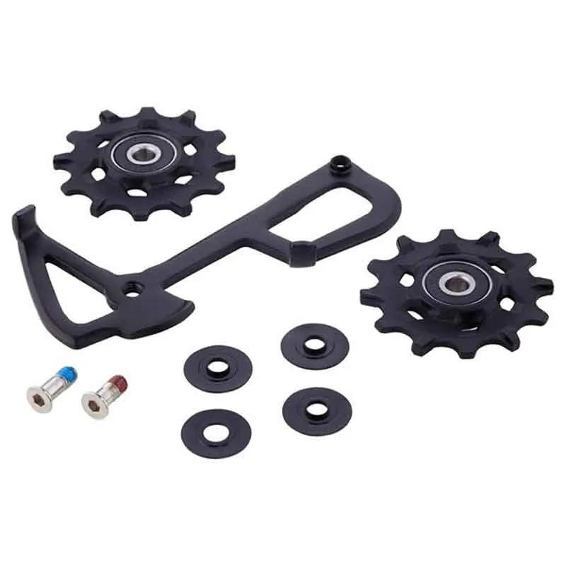 SRAM T-type Eagle Axs Carbon Jockeyhjulsystem, Black, One Size