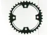 SRAM X0 single speed (1x10) drevø104 mm 36T Alu, Svart/Silver