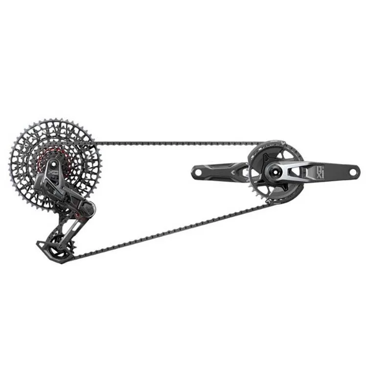 SRAM X0 T-type Eagle V2 Axs Cykelkomponentgrupp, Black, 175mm 32t, 10-25t SRAM X0 T-type Eagle V2 Axs Cykelkomponentgrupp, Black, 175mm 32t, 10-25t