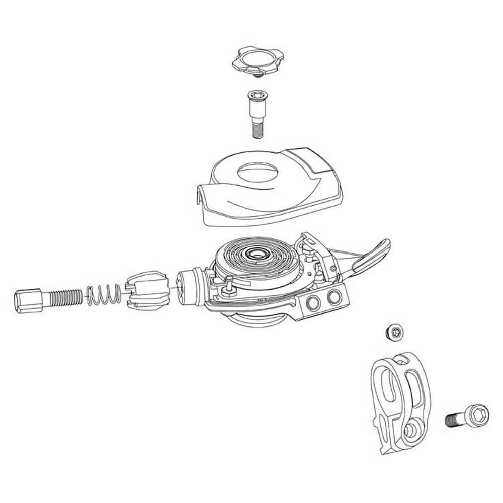 SRAM X01 Dh Right Black Shift Lever Trigger Cover Kit Täcklock, Black, One Size SRAM X01 Dh Right Black Shift Lever Trigger Cover Kit Täcklock, Black, One Size