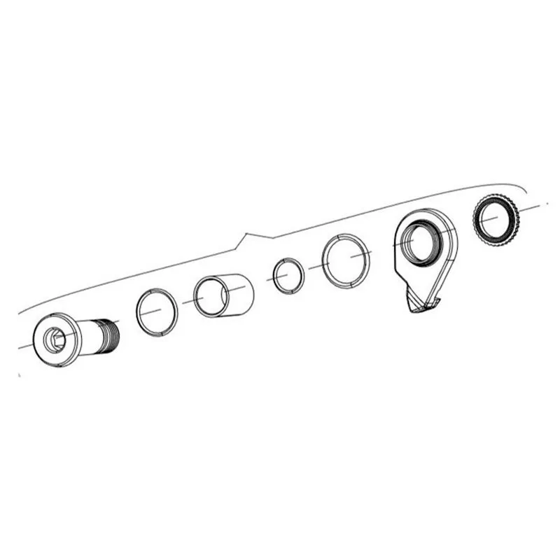 SRAM X01 Eagle Axs 11.7518.092.001 Stabilisatormontering, Silver, One Size SRAM X01 Eagle Axs 11.7518.092.001 Stabilisatormontering, Silver, One Size